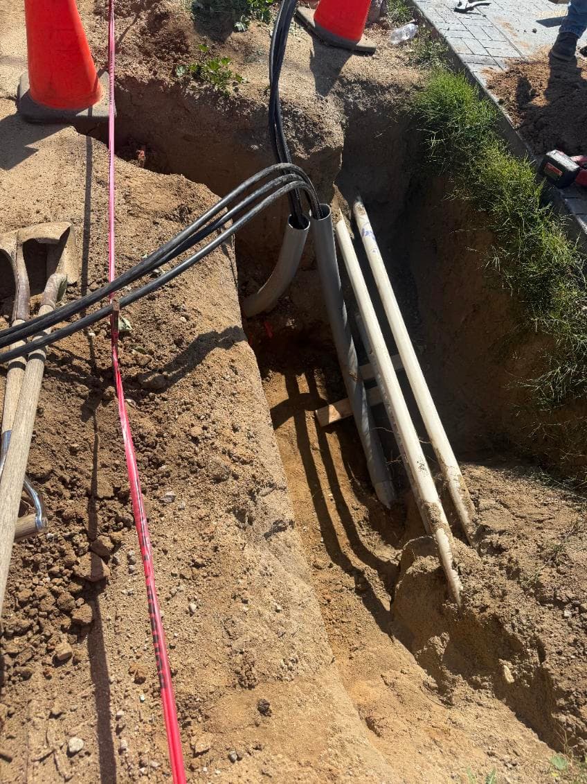 Trenching and Electrical Installation