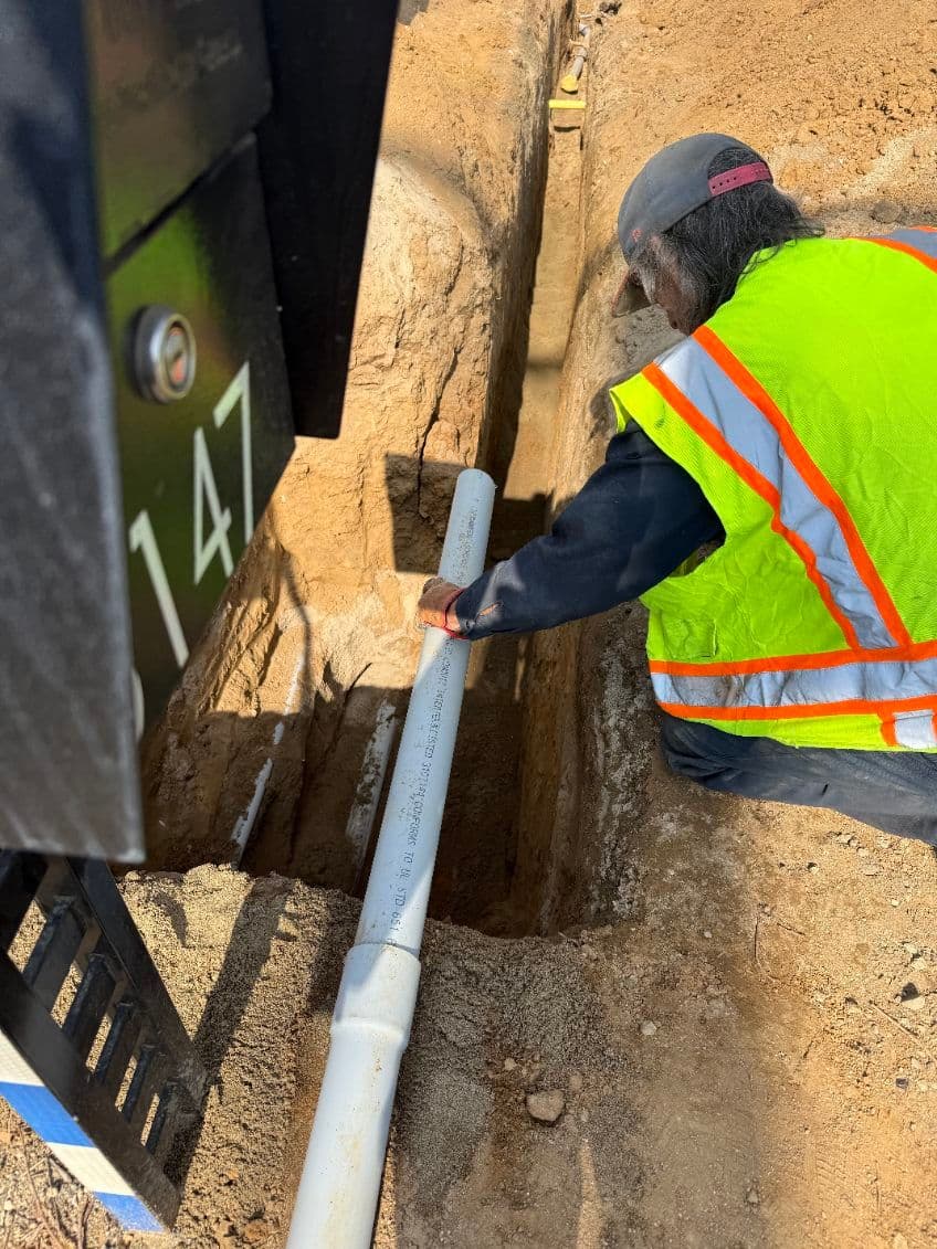 Trenching and Electrical Installation